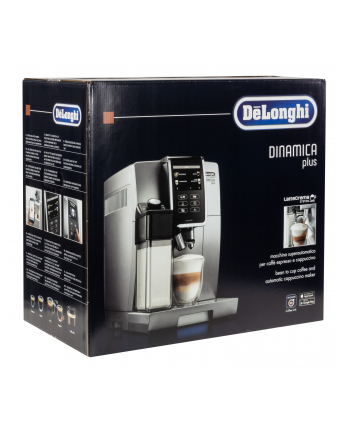 DeLonghi ECAM Dinamica Plus 370.95.S, fully automatic(silver)