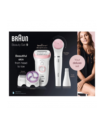 Braun Silk-épil 9-975 SensoSmart Beauty Set 9, epilator(white / pink gold)