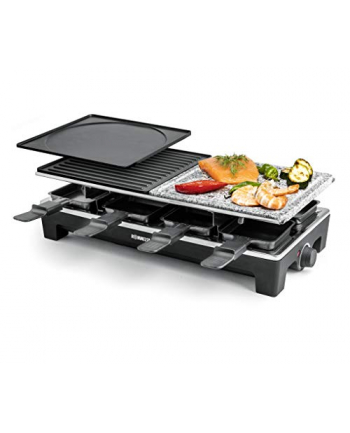 Rommelsbacher Raclette Grill RCS 1350 (black / stainless steel)