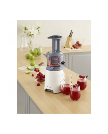 Kenwood Slow Juicer JMP600 Pure Juice, Juicer (white / gray)