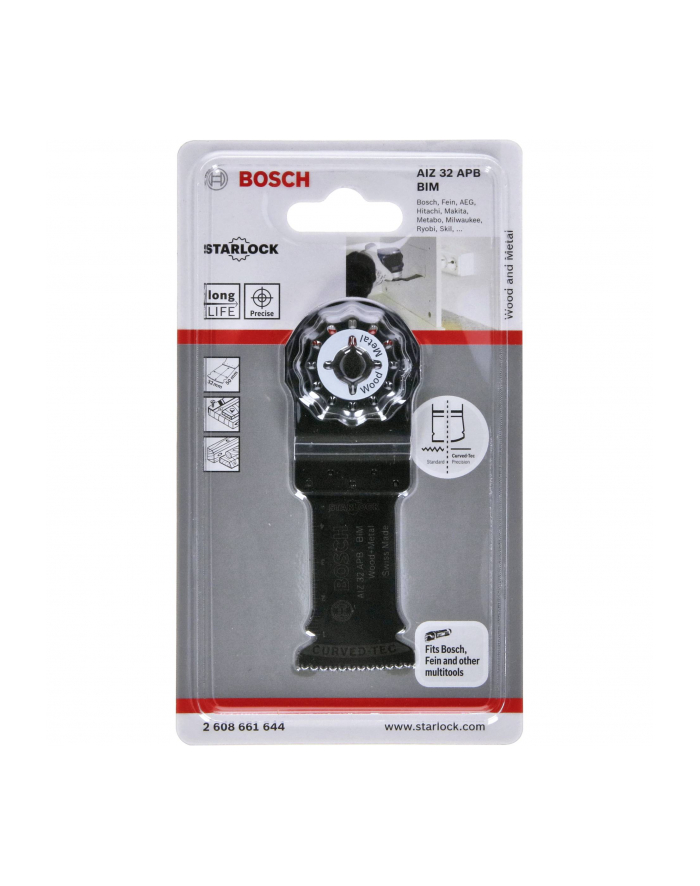 bosch powertools Bosch BIM Diving Saw Blade W + M AIZ 32 APB - 2608661644 główny
