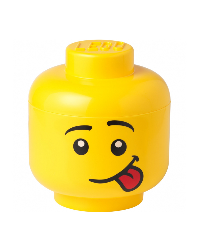 Room Copenhagen Lego Storage Head ''Silly,'' large storage box (yellow) główny