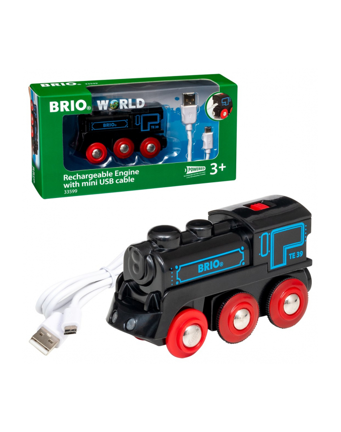 BRIO Black Battery Locomotive with Mini-USB - 59900 główny