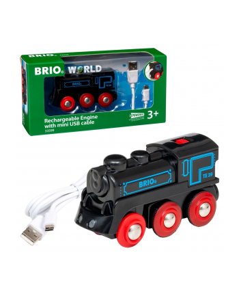 BRIO Black Battery Locomotive with Mini-USB - 59900 nr 1