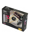 Theo Klein Satin Hair 7 Hair dryer with a brush, children household appliance (black / pink) - nr 1