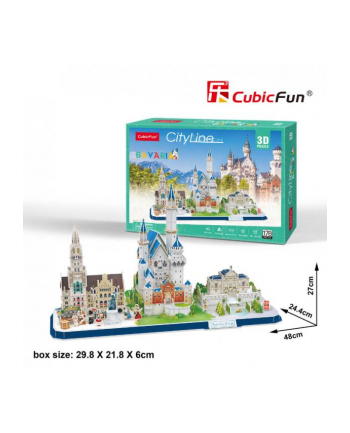 dante Puzzle 3D City Line Bavaria 178el 20267