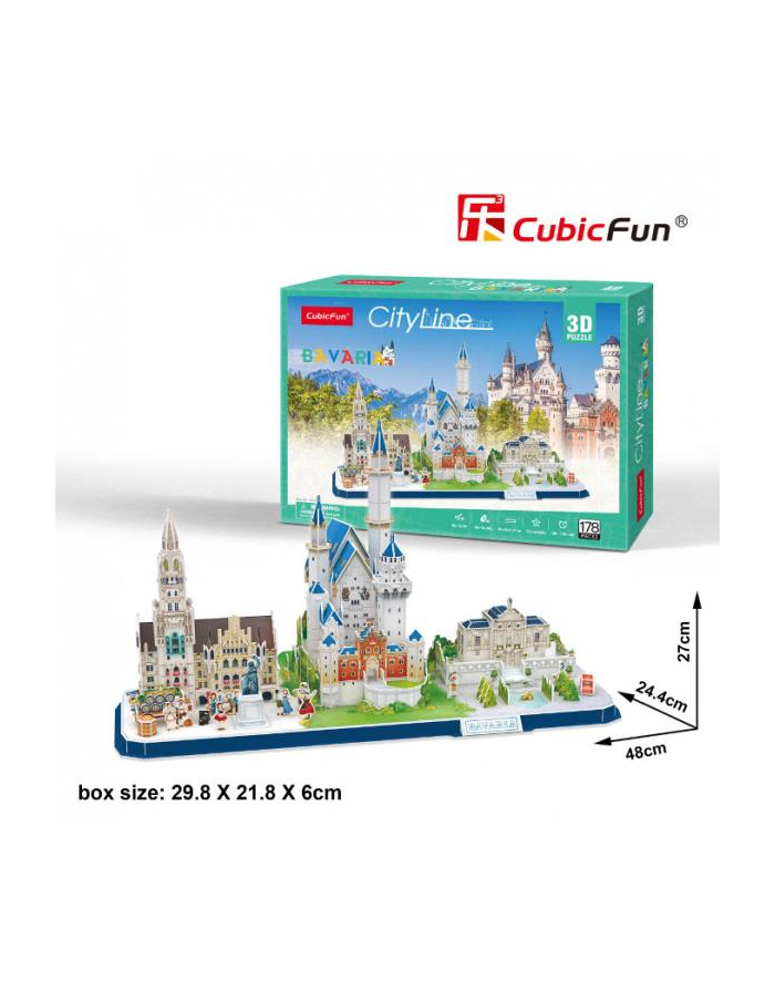 dante Puzzle 3D City Line Bavaria 178el 20267 główny