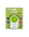 ever Lista zasilajaca obrotowa SPIN 2xUSB - nr 12