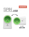 ever Lista zasilajaca obrotowa SPIN 2xUSB - nr 5