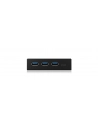 ICY BOX IB-HUB1418-i3, front panel (black, 3x USB 3.0 Type-A, 1x USB Type-C) - nr 6