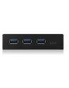 ICY BOX IB-HUB1418-i3, front panel (black, 3x USB 3.0 Type-A, 1x USB Type-C) - nr 9