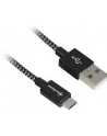 Sharkoon USB 2.0 A-B black / grey 0.5m - Aluminum + Braid - nr 5