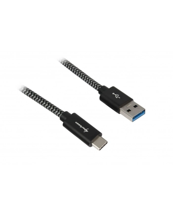 Sharkoon USB 3.1 A-C black / grey 0.5m - Aluminum + Braid nr 2