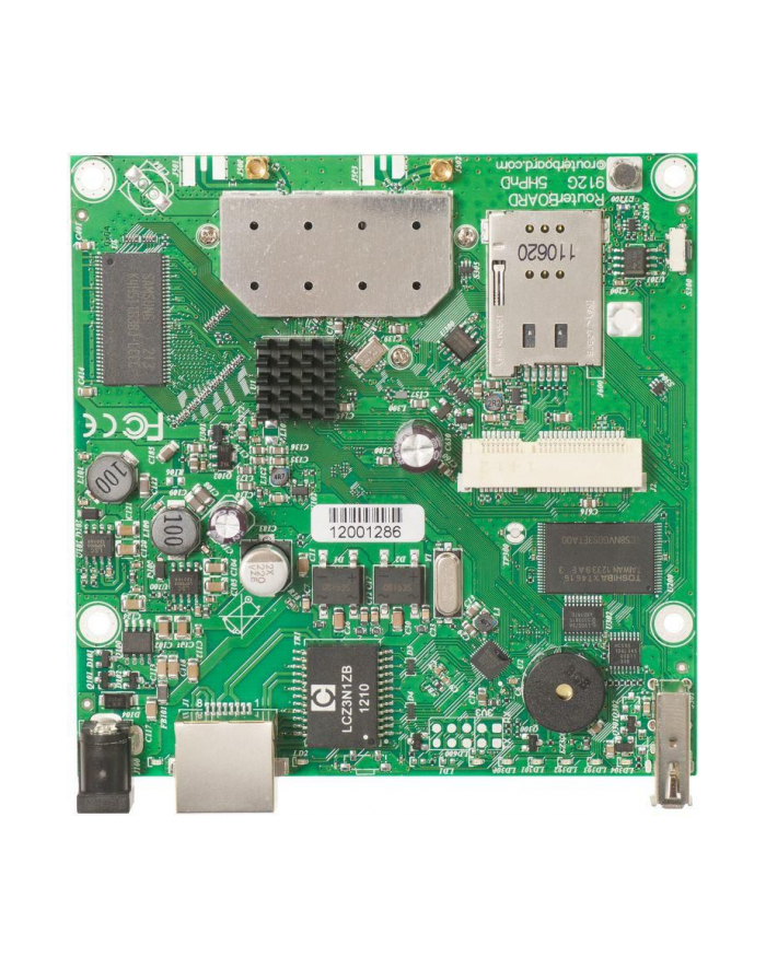 RouterBOARD 912UAG with 600Mhz Atheros CPU, 64MB RAM, główny