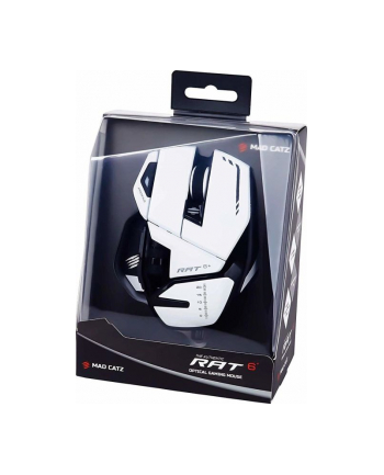 Mad Catz RAT 6+, Mouse (White)