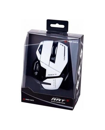 Mad Catz RAT 8+, Mouse (White)
