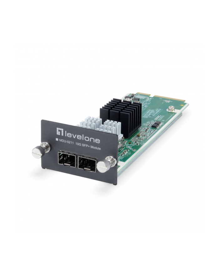 Level One MDU-0211 2 port SFP + module główny