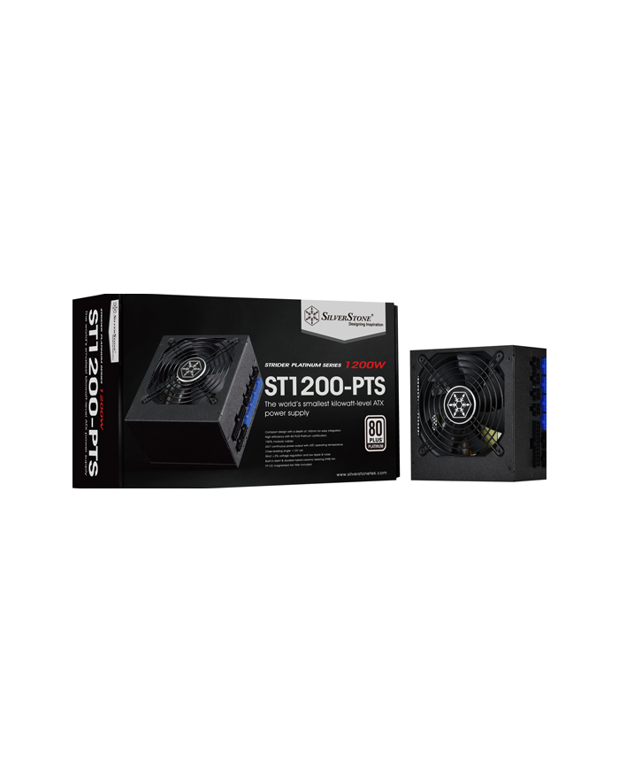 silverstone technology Silverstone SST-ST1200-PTS 1200W PC Power Supply (black 8x PCIe, cable management) główny