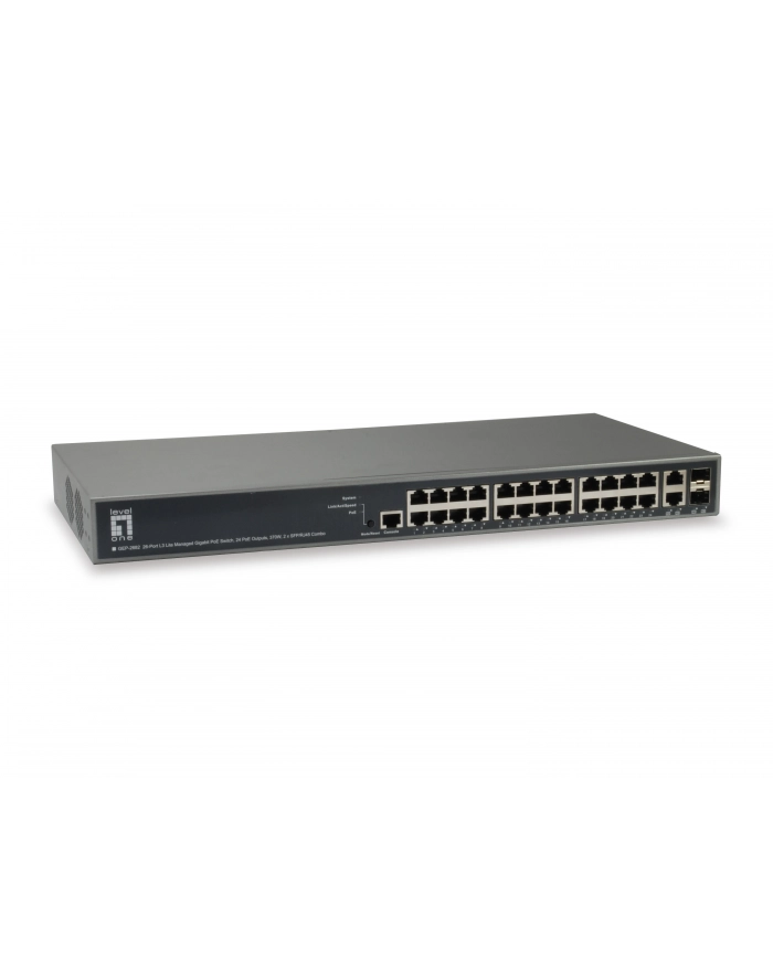 Level One GEP-2682 PoE / GE / GE / MAN / 24 - 24x PoE +, PoE Budget 370W główny