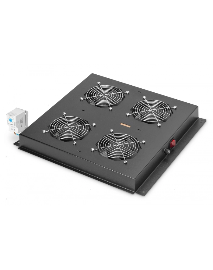 Digitus roof ventilation unit for Unique Network Rack & Dynamic Basic network and server racks, fan module (black) główny