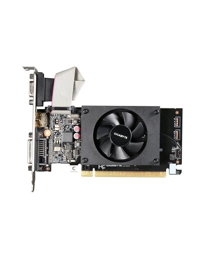 Gigabyte GeForce GT 710 2.0, 2GB DDR3 (64 Bit), HDMI, DVI, D-Sub główny