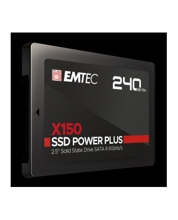 Emtec X150 SSD Power Plus 240 GB Solid State Drive (black, SATA 6 GB / s, 2.5 inches)