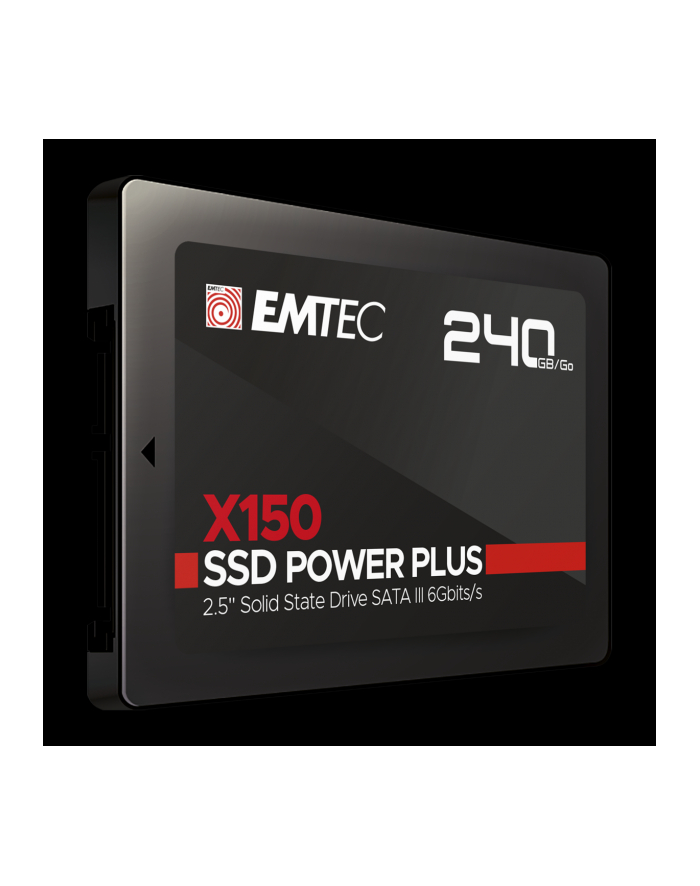 Emtec X150 SSD Power Plus 240 GB Solid State Drive (black, SATA 6 GB / s, 2.5 inches) główny