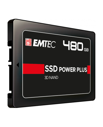 Emtec X150 SSD Power Plus 480 GB Solid State Drive (black, SATA 6 GB / s, 2.5 inches)