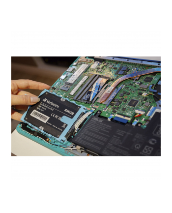 Verbatim Vi550 S3 256 GB, Solid State Drive (black, SATA 6 Gb / s, 2.5 '')
