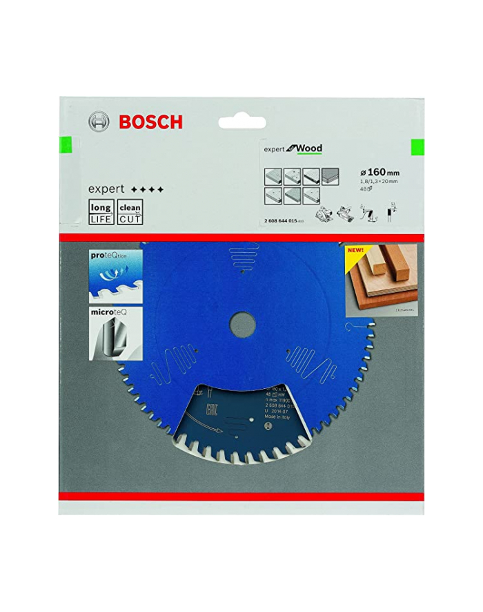 bosch siemens Tarcza do piły Bosch - wood 160 x 20mm 48 zębów (2.608.644.015) główny