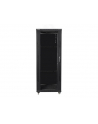 Lanberg szafa stojąca rack 19'' 32U/600x600mm czarna (drzwi szklane) - nr 4