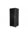 Lanberg szafa stojąca rack 19'' 32U/600x600mm czarna (drzwi szklane) - nr 5