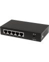 intellinet network solutions Intellinet Gigabit Switch PoE+ 5x RJ45 60W Desktop Metal Case - nr 36