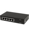 intellinet network solutions Intellinet Gigabit Switch PoE+ 5x RJ45 60W Desktop Metal Case - nr 42