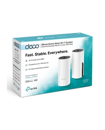 TP-Link Deco M4 AC1200 Whole-Home Mesh Wi-Fi System, MU-MIMO. 3-Pack nr 2