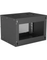 intellinet network solutions Intellinet Szafa wisząca 19'' 6U 540/400mm szklane drzwi, flat pack, czarna - nr 17