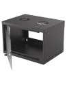 intellinet network solutions Intellinet Szafa wisząca 19'' 6U 540/400mm szklane drzwi, flat pack, czarna - nr 23