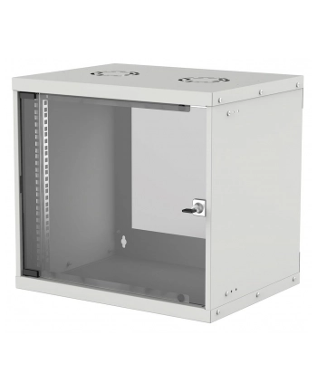 intellinet network solutions Intellinet Szafa wisząca 19'' 540/400mm szklane drzwi, flat pack, szara nr 1