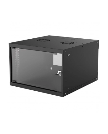 intellinet network solutions Intellinet Szafa wisząca 19'' 540/560mm szklane drzwi, flat pack, czarna nr 2
