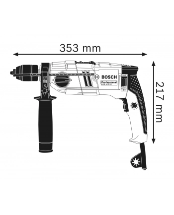 bosch siemens Wiertarka Bosch - GSB18-2RE Professional (0.601.1A2.190) nr 1