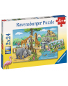 Puzzle 2x24el. Witamy w ZOO 078066  RAVENSBURGER - nr 5