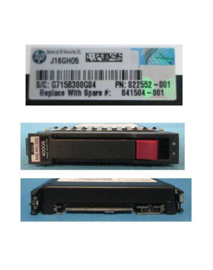 Hewlett Packard Enterprise DR SSD 400GB 12G 2.5 SAS MSA MU główny