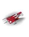 victorinox *Scyzoryk SwissCard Lite z diodš , transparentny czerwony        0.7300.T - nr 5