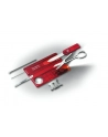 victorinox *Scyzoryk SwissCard Lite z diodš , transparentny czerwony        0.7300.T - nr 2
