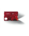 victorinox *Scyzoryk SwissCard Lite z diodš , transparentny czerwony        0.7300.T - nr 3