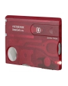 victorinox *Scyzoryk SwissCard Lite z diodš , transparentny czerwony        0.7300.T - nr 6