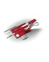 victorinox *Scyzoryk SwissCard Lite z diodš , transparentny czerwony        0.7300.T - nr 7