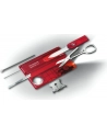 victorinox *Scyzoryk SwissCard Lite z diodš , transparentny czerwony        0.7300.T - nr 9