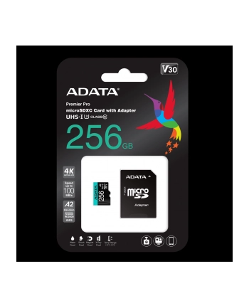 adata Karta pamięci microSD Premier Pro 256 GB UHS1 U3 V30 A2 + adapter nr 2
