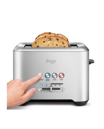 Sage Toaster STA720 1000W silver - The Bit More with 2 toasting slots